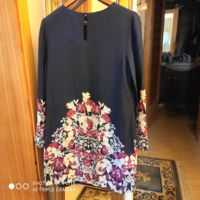 Warehouse 100% silk hernyóselyem ruha 42-es, bélelt