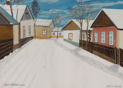 József Szűcs: street detail, 1969
