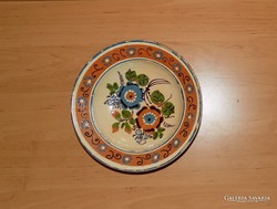 Old glazed ceramic wall plate bowl 20.5 cm (n)