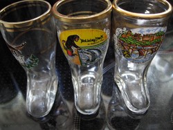 Collectible old souvenir glass boots