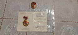 2 rare Soviet awards in one + booklet