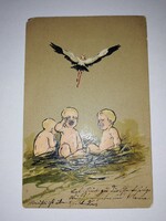 Dombornyomott, képeslap 1899!!    263.