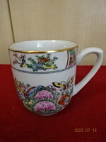 Japán porcelán lepke mintás teáspohár, magassága 9 cm. Vanneki! Jókai.