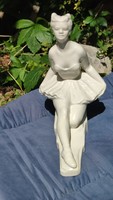 Ballerina. Original, flawless condition, 30 cm x 30 cm Oláh sándor (1958). Porcelain sculpture for sale