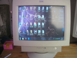 Retro ibm original monitor for sale, rarity from 1999