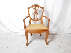 Chair with reed arms