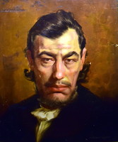Lajos Polczer (1902- ) is a portrait of a middle-aged man