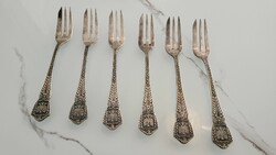 Bid! 6 small silver forks