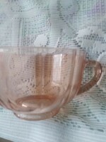 Antik  rózsaszínű  csésze