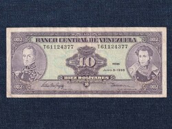 Venezuela 10 bolívar bankjegy 1995 (id63269)