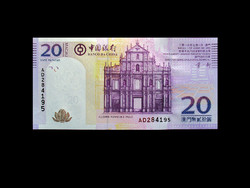 Unc - 20 patacas - Macao-Macao (China) - 2013 (special - new money!)