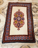 Kézi perzsa szőnyeg ,futó szönyeg ,fali kárpít,falvédő 124*71 cm