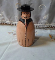 Retro field trip ceramic sculpture - smoking man, farmer