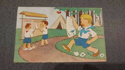 1952. évi Kisdobos, Úttörő képeslap