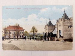 Esztergom - Tábor, Törzstiszti Pavilon, kávéház és vendéglő, 1920 előtti képeslap