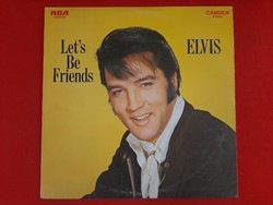 Elvis Let's Be Friends Bakelit Lemez.Régi Kiadás.