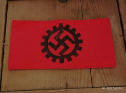NSDAP náci, horogkeresztes DAF (DEUTSCHE ARBEITSFRONT - Német Munkafront) karszalag
