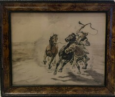 István Benyovszky: galloping colt