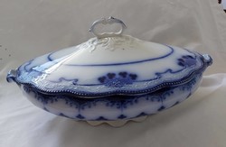Antique English faience side dish - grindley, with astral decor