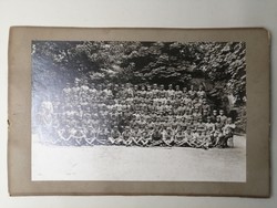 Soldier photo - group photo - with lots of signatures