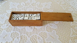 Egyedi rézbetétes,antik dominó