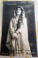 1905 Márkus Emilia actor photo sheet photo photo National Theater