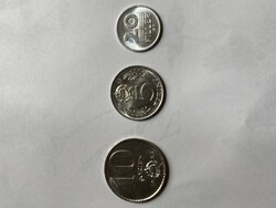 1983 Fao series 10 forints, 5 forints, 20 fils