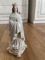 Antik nagy nehéz kőporcelán Mária szobor