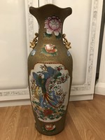 Antique beautiful Chinese large porcelain floor vase