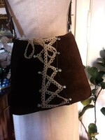 Bavarian genuine leather bag, trachten wear, Tyrolean side bag, crossbody