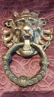 Copper lion door knocker (m2842)