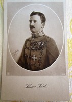 1917 Last Hungarian king iv. Charles era photo - photo sheet
