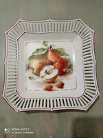 A very nice fruit serving bowl with openwork edges