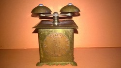 Copper rattle clock - shelf decoration, miniature