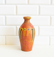 Retro artisan ceramic lamp - art deco table lamp