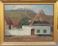 Marosfalvi Antal (1931-) : Velemi házak,Képcsarnokos