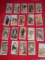 Antik 1930 gyűjthető PLAYERS NAVY CUT cigaretta reklámkártyák Történelmi személyekegyben 6.
