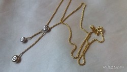 Wales 18k necklace with 0.27Ct diamonds