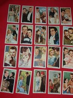 Antik 1930 gyűjthető PLAYERS NAVY CUT cigaretta reklámkártyák Filmsztár jelenet plakátok  egyben 9.