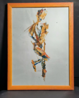 Iska ranó: abstract figure, 2001 (oil, 45x34 cm) contemporary Austrian painter