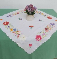 Beautiful embroidered tablecloth tablecloth nostalgia piece village peasant