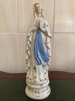 Szűz Mária porcelánfigura 30cm Lourdes