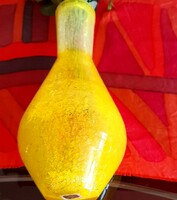 Citromsárga karcagi váza