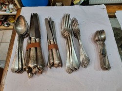 Old alpacca cutlery set