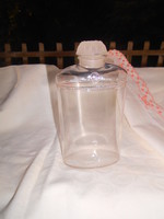 French perfume bottle with etched marked stopper
