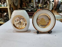 Japanese gilded porcelain set