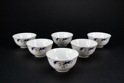 Gaoxiong Fine Porcelain, porcelán kelyhek, 6 darab, jelzett