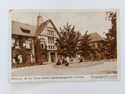Old postcard hospital photo postcard Debrecen 1942 m. Out. István Tisza University of Science Clinics