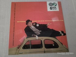 Retro reklám zenélő hanglemez a legendás  Steyr-Daimler-Puch  500 autó -  Wien Austria kiadás