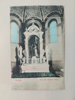 Kapuvár, Római katolikus templom belesek, régi képeslap, 1909
